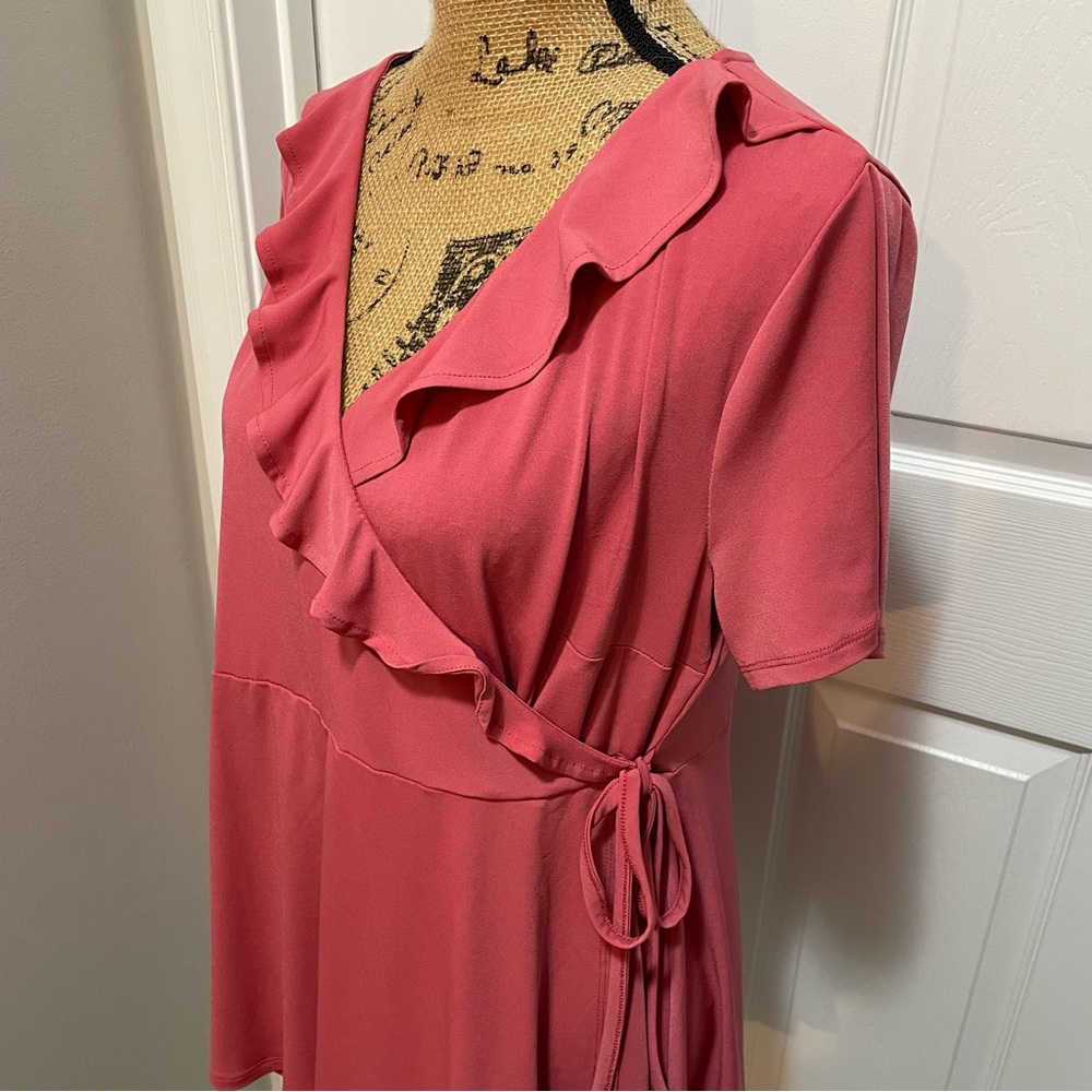 Torrid Mauve Wrap Top